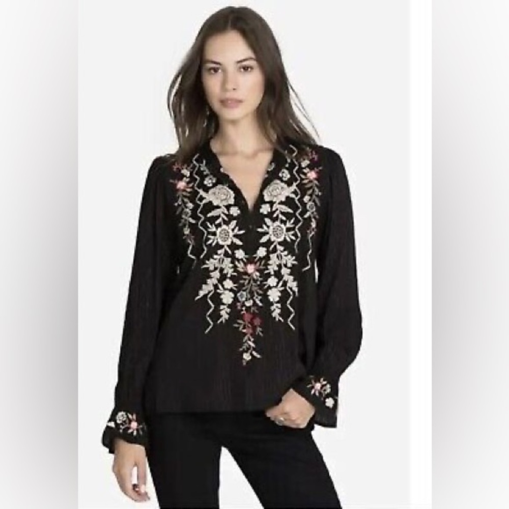 NWT Johnny Was Rona Victorian Prarie blouse
